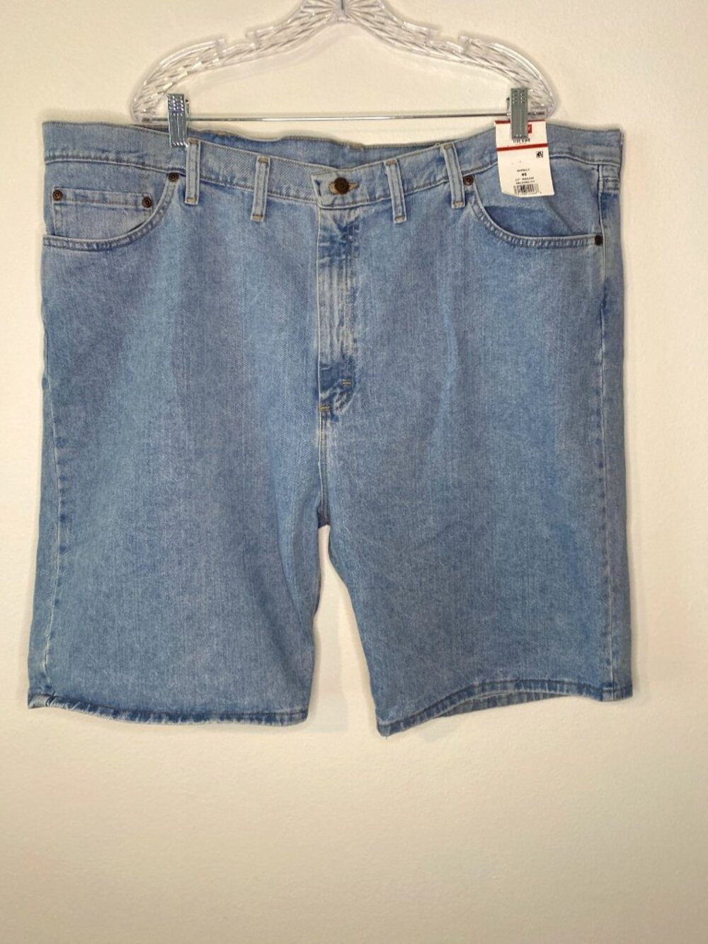 Wrangler Five Star Premium Men's Denim Shorts Size 46 Relaxed Fit 10" Inseam NWT